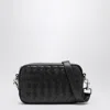 Bottega Veneta Leather Camera Mini Shoulder Bag In Black