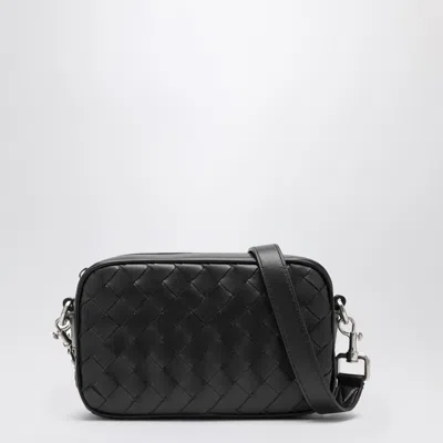 Bottega Veneta Black Camera Bag Intrecciato Mini Bag