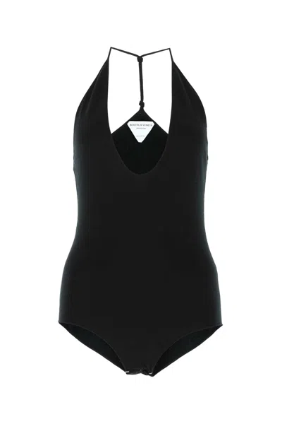 Bottega Veneta Black Cashmere Blend Bodysuit