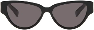 Bottega Veneta Black Cat-eye Sunglasses In 001 Black