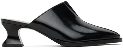 Bottega Veneta Black Cha-cha Mules In 1000 Black
