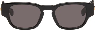 Bottega Veneta Black Classic Panthos Sunglasses
