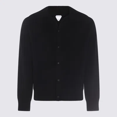 BOTTEGA VENETA BLACK COTTON KNITWEAR