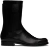 Bottega Veneta Black Cushion Lux Boots In 1000 Black
