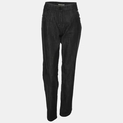 Pre-owned Bottega Veneta Black Denim Jeans M