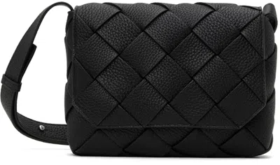 Bottega Veneta Small Leather Diago Cross-body Bag In Grey