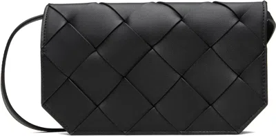 Bottega Veneta Black Diago Phone Pouch