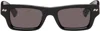 Bottega Veneta Dizzy Rectangular Sunglasses In Black