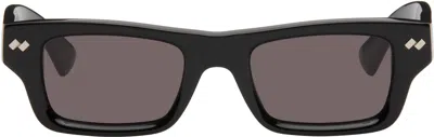 BOTTEGA VENETA BLACK DIZZY SQUARE SUNGLASSES