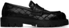 Bottega Veneta Haddock Intrecciato Leather Loafers In 1000 Black