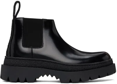 Bottega Veneta Highway Chelsea Ankle Boot In 1000 Black