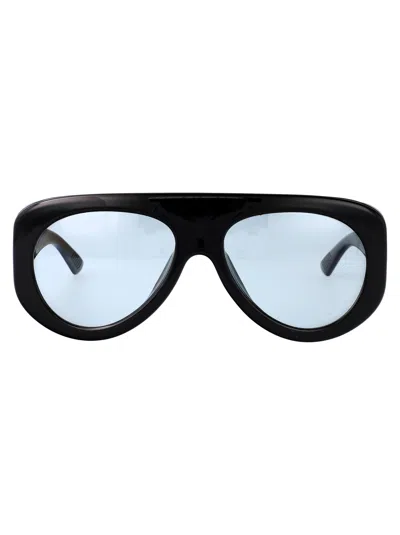 Bottega Veneta Black Injection Sunglasses