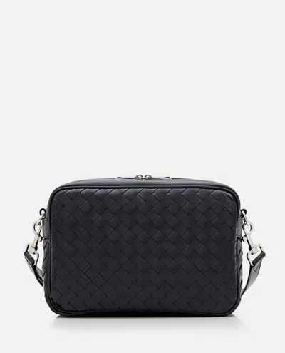 Bottega Veneta Bottega  Veneta Medium Intrecciato Camera Bag In Black