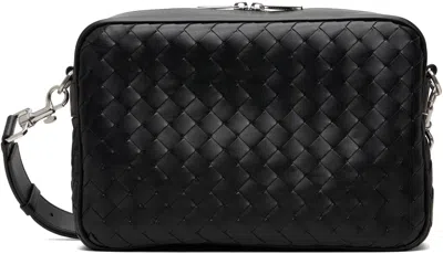 Bottega Veneta Black Intrecciato Camera Bag