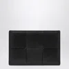 Bottega Veneta Black Intrecciato Card Holder