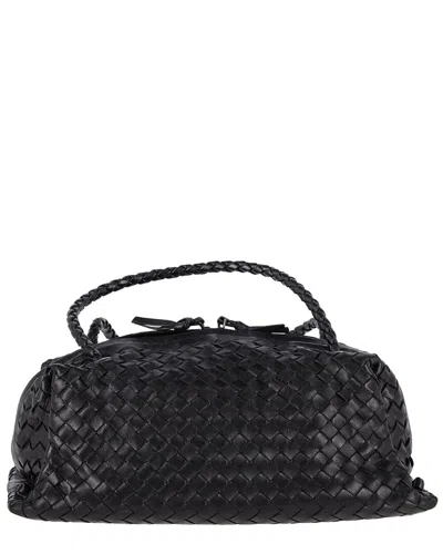 Bottega Veneta Black Intrecciato Leather Tote (authentic Pre-loved)