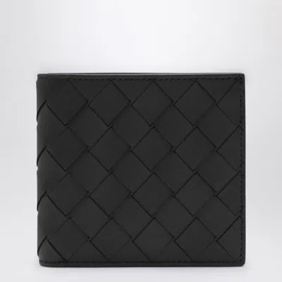 BOTTEGA VENETA BLACK INTRECCIATO WALLET