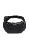 Bottega Veneta Black Intreccio Nappa Mini Jodie Handbag