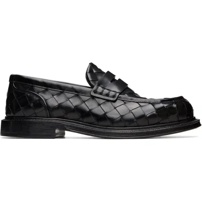 Bottega Veneta Black James Loafers