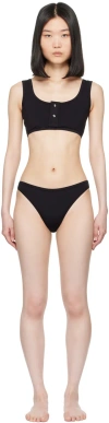 Bottega Veneta Black Knot Bikini In 1000 Black