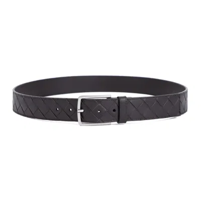 Bottega Veneta Black Lamb Leather Belt