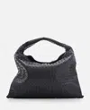 Bottega Veneta Large Hop Hobo Shoulder Bag In Black