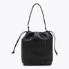 Bottega Veneta Men Bucket Intrecciato Biblioteca Leather Shoulder Bag In Multi