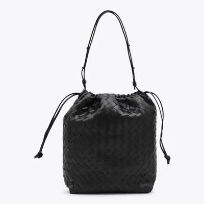 BOTTEGA VENETA BLACK LEATHER AVENUE 15/A BAG