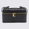 Bottega Veneta Black Leather Bag In Black