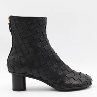 Bottega Veneta Black Leather Boots