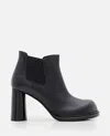 Bottega Veneta 80mm Cliff Chelsea Ankle Boots In Black