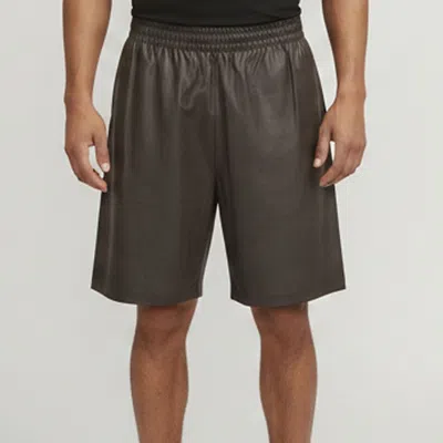 Pre-owned Bottega Veneta Black Leather Boxer Shorts M