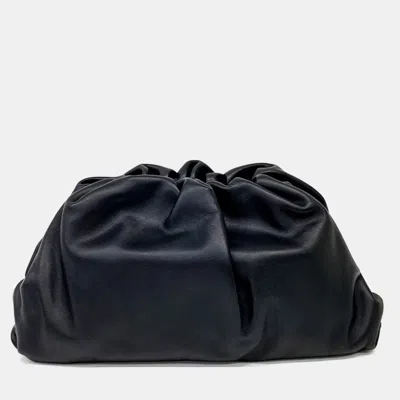 Pre-owned Bottega Veneta Black Leather Butter Calf Pouch
