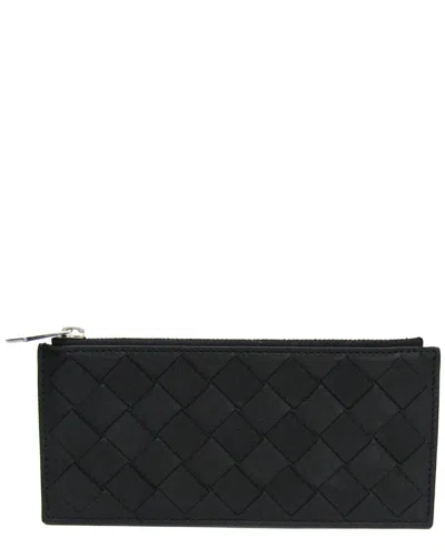Bottega Veneta Black Leather Coin Purse (authentic Pre-loved)