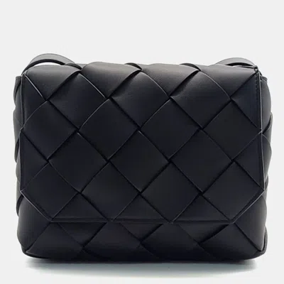 Pre-owned Bottega Veneta Black Leather Diago Crossbody Bag
