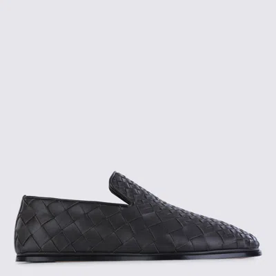 Bottega Veneta Black Leather Flats