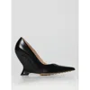 Bottega Veneta Black Leather High Heel Women's Pumps In Black
