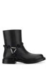 Bottega Veneta James Ankle Boots Featuring Decorative Hardware In Black