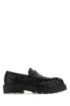 Bottega Veneta Haddock Intrecciato Leather Loafers In Black