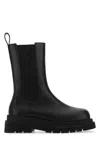 Bottega Veneta Black Shearling Lug Chelsea Boots