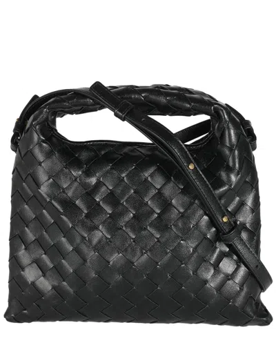 Bottega Veneta Black Leather Mini Hop Hobo (authentic Pre-loved)