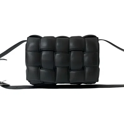 Pre-owned Bottega Veneta Black Leather Pochette Shoulder Bag ()