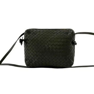 Pre-owned Bottega Veneta Black Leather Pochette Shoulder Bag ()