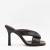 Bottega Veneta Black Leather Sandals