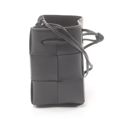 Pre-owned Bottega Veneta Black Leather Shoulder Bag ()