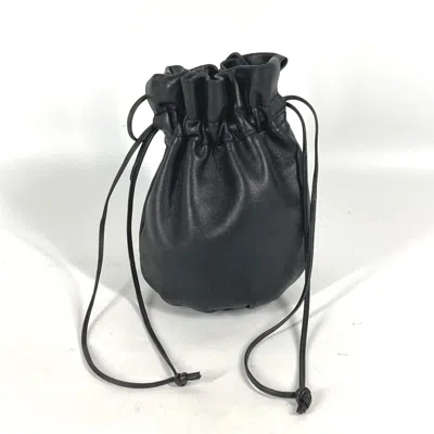 Pre-owned Bottega Veneta Black Leather Shoulder Bag ()