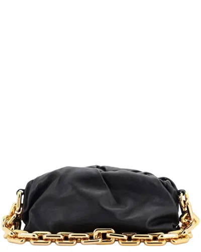 Bottega Veneta Black Leather The Chain Pouch Teen (authentic Pre-loved)