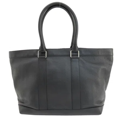 Pre-owned Bottega Veneta Black Leather Tote Bag ()