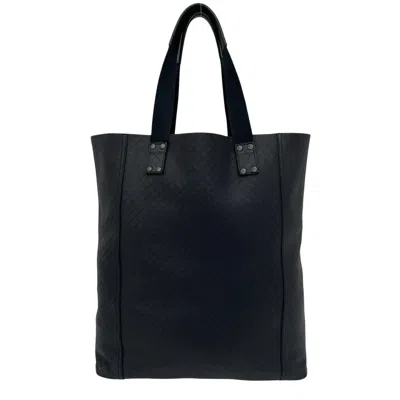 Pre-owned Bottega Veneta Black Leather Tote Bag ()