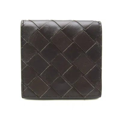 Pre-owned Bottega Veneta Black Leather Wallet  ()